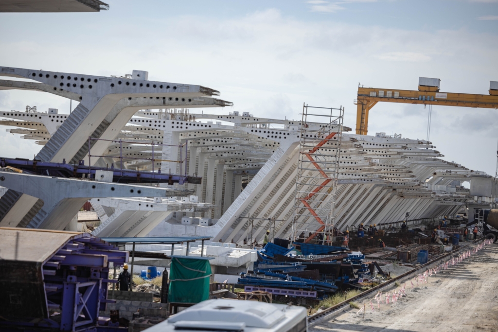 ތިލަމާލެ ބްރިޖް ޕްރޮޖެކްޓްގެ 37.71 އިންސައްތަ މަސައްކަތް ނިމިއްޖެ