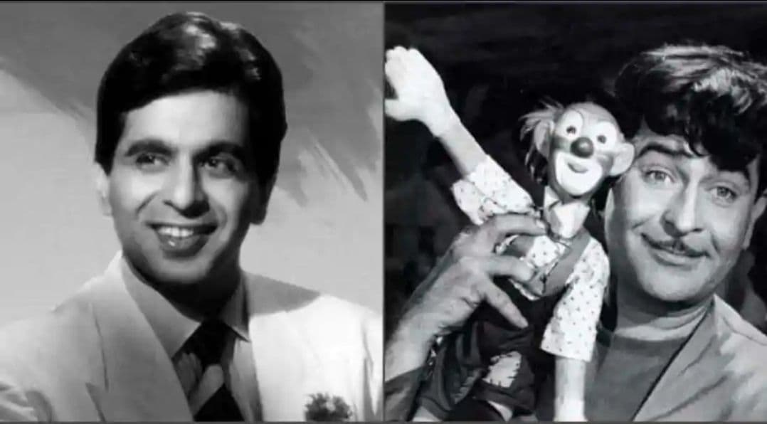 Legendary Bollywood actors Dilip Kumar and Raj Kapoor