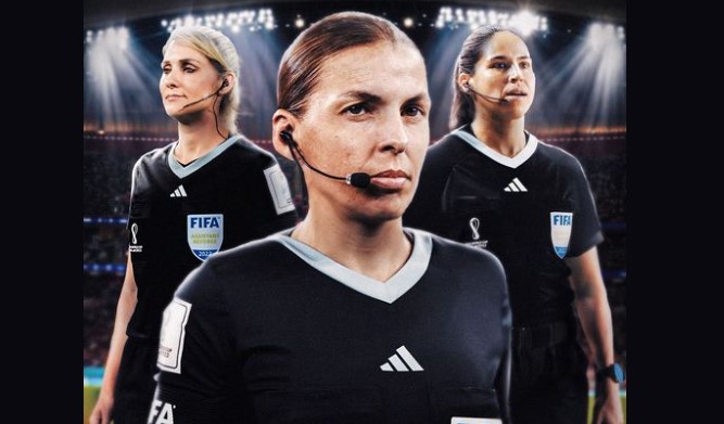 ވޯލްޑްކަޕްގައި ތާރީހީ ދުވަހެއް؛ ފުރަތަމަ ފަހަރަށް އަންހެން ތިން ރެފްރީން