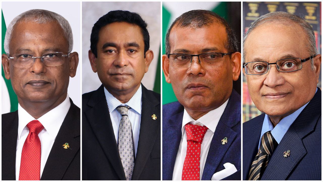Some former Presidents of the Maldives