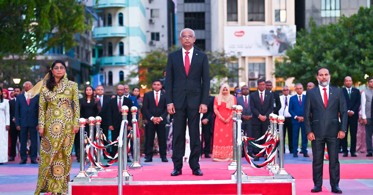 މިނިވަން ދުވަހުގެ ދިދަ ނެގުމުގެ ރަސްމިއްޔާތުގައި ރައީސް ބައިވެރިވެވަޑައިގެންފި