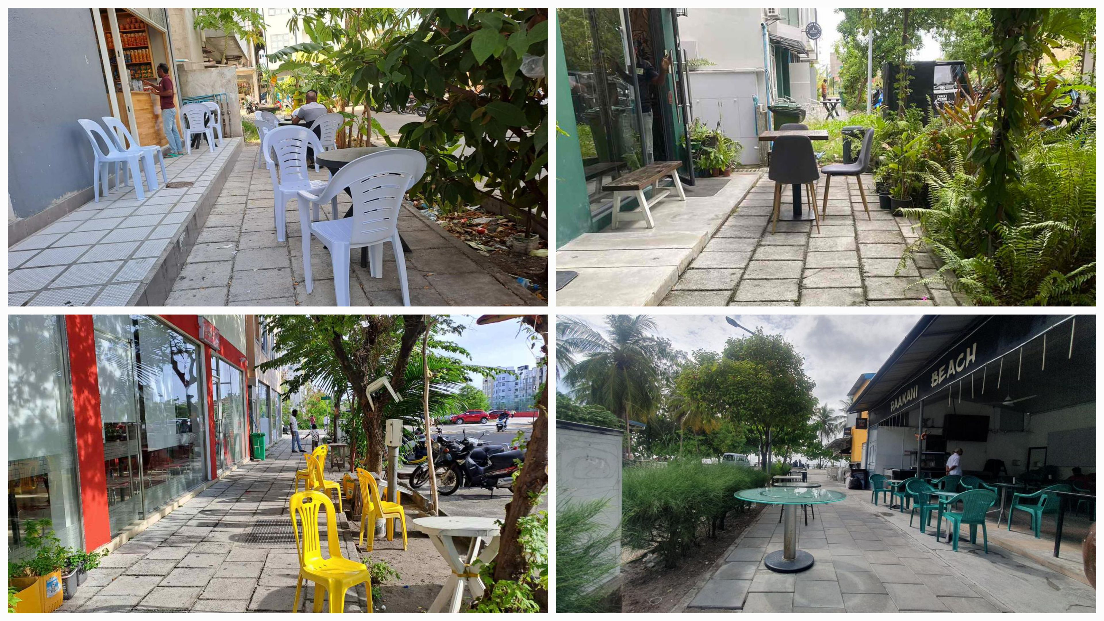 ޕޭމަންޓު މަތީގައި ގޮނޑި މޭޒު ޖަހައިގެން ވިޔަފާރިކުރުން ހުއްޓުވަން އަންގައިފި