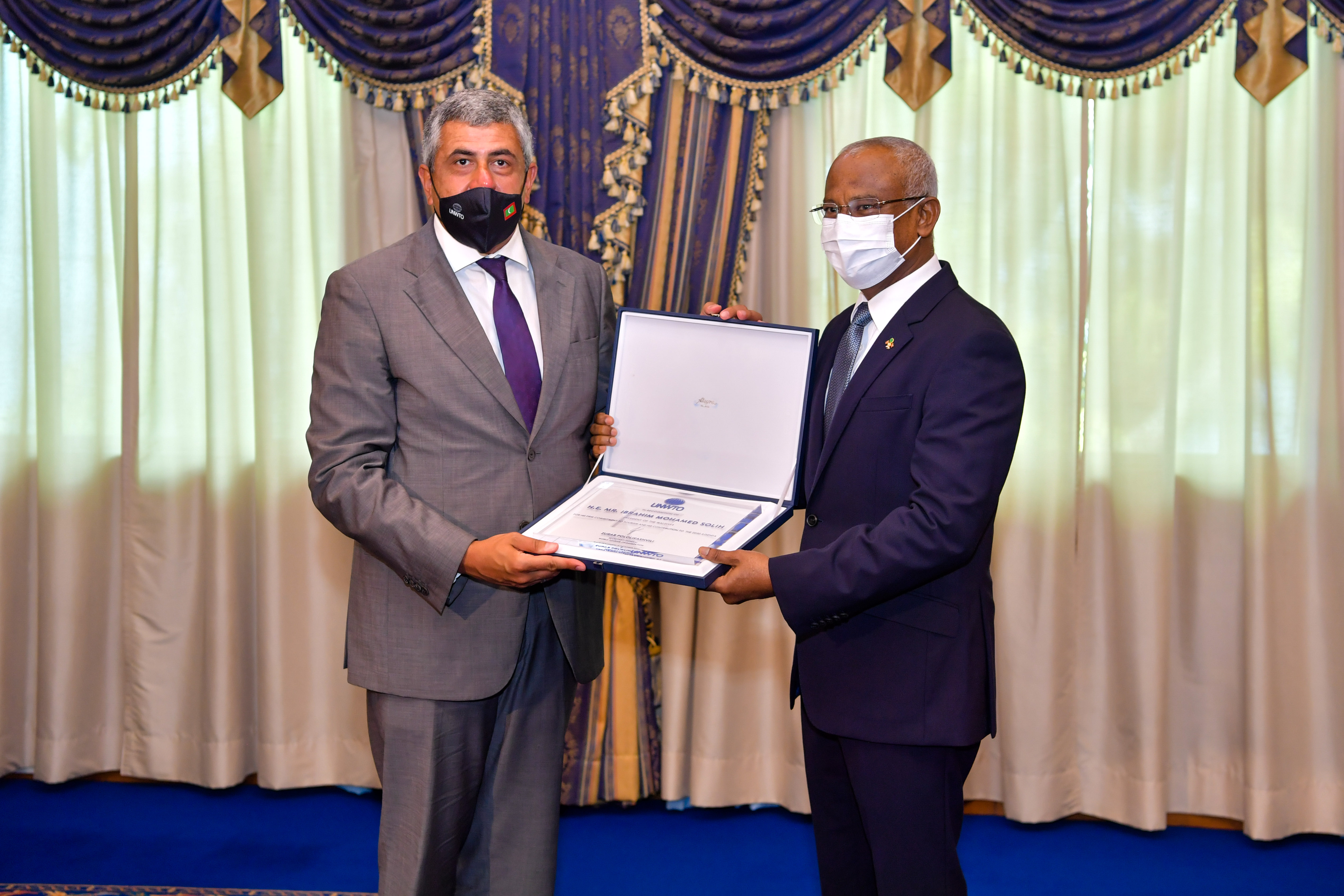 ޓޫރިޒަމް އޯގަނައިޒޭޝަންގެ ސެކްރެޓަރީ ޖެނެރަލްގެ ތައުރީފް ރާއްޖެއަށް!