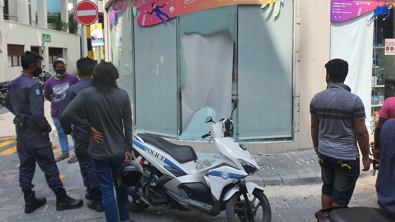 މާލޭގެ އިމާރާތެއް ވަރަށް ބޮޑަށް ގަނބައިގެންފި