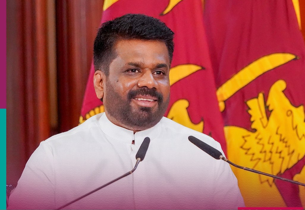 Newly elected President Anura Kumara Dissanayake