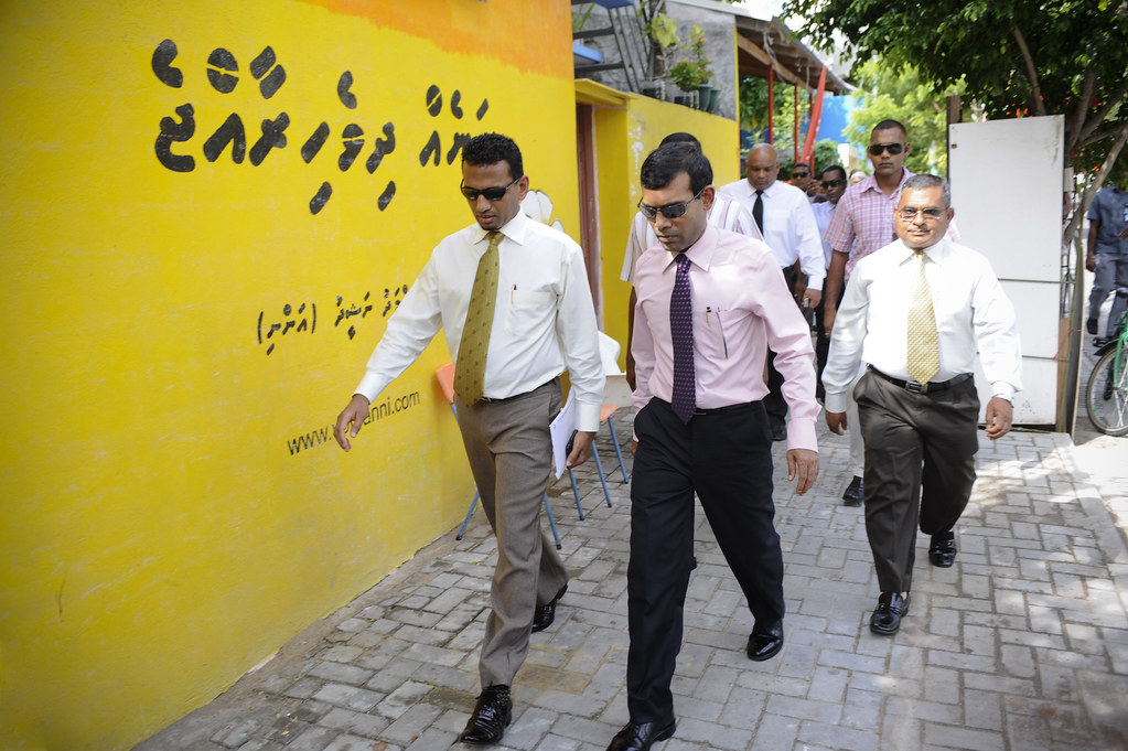 މުޒާހަރާކުރާ މަސްވެރިންނަށް ރައީސް ނަޝީދު ދެއްވީ ހިތްވަރު؛ ކެޔޮޅާ މަސް ކިރޭނެގޮތް ހޯދޭނެ