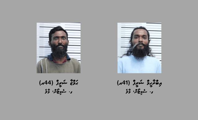 މަސްތުވާތަކެތީގެ ވިޔަފާރިކުރާ ކަމުގެ ތުހުމަތުގައި ދެބެން ހައްޔަރުކޮށްފި