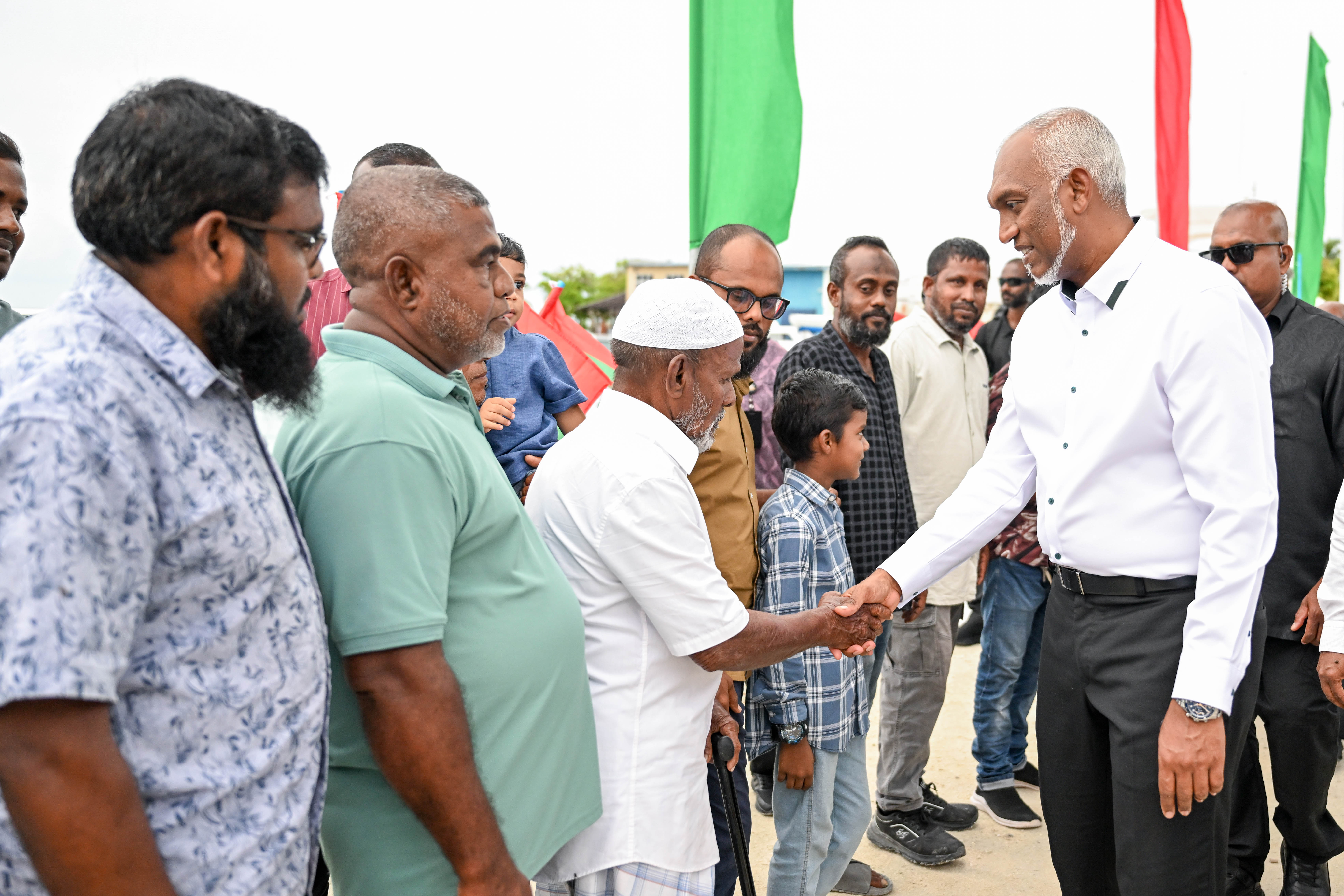 During President's visit to Th. Thimarafushi.