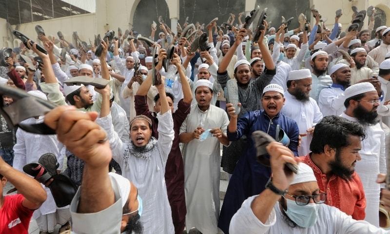 ބަންގްލަދޭޝްގައި ހިނގަމުންދާ ދީނީ ހަމަނުޖެހުންތަކުގައި ގިނަބަޔަކު ހައްޔަރުކޮށްފި