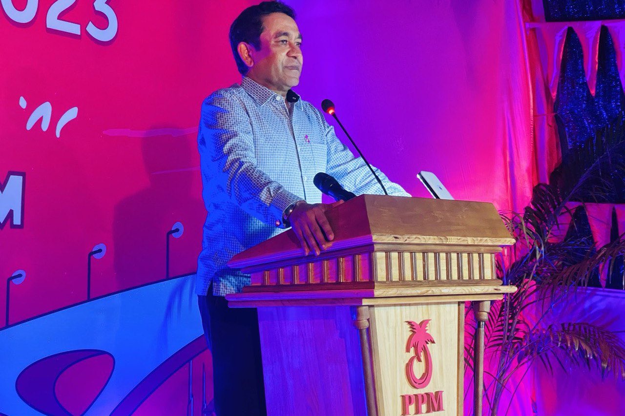 ޕީޕީއެމްގެ މަސްވެރިންގެ މެނިފެސްޓޯއަކީ އޭގައި ކުލަޖައްސާނެ ތަސައްވުރެއް: ރައީސް ޔާމީން