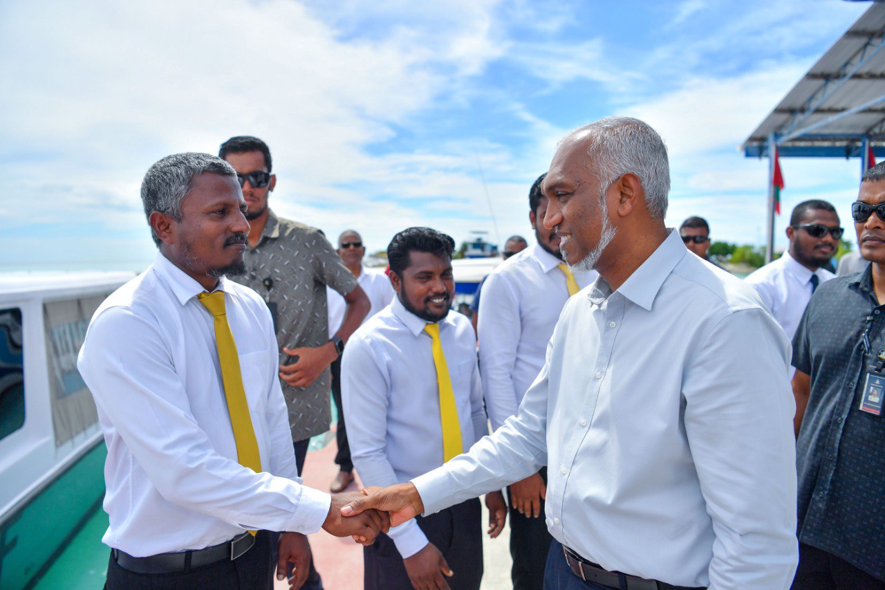 President Dr Muizzu concludes his official visit to several islands of North Nilandhe Atoll