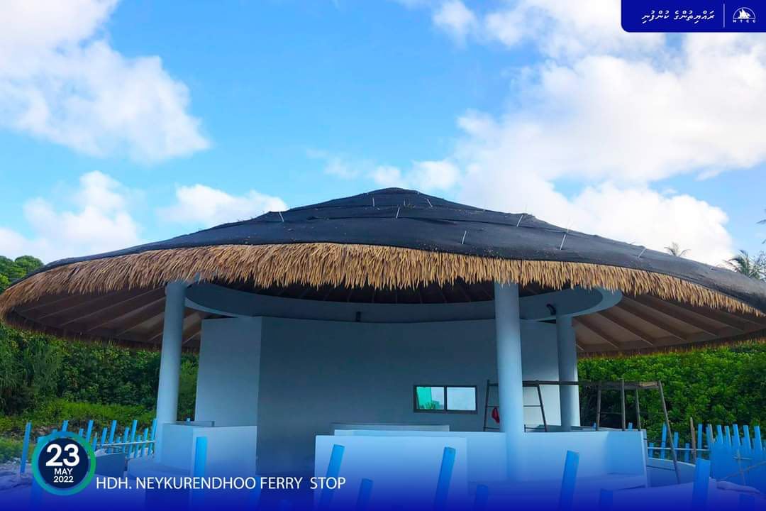 ނޭކުރެންދޫ ފެރީ ހަޓްގެ މަސައްކަތް ނިމިއްޖެ