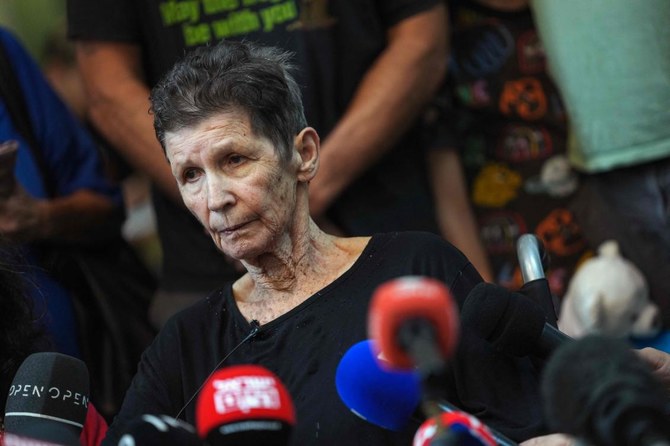 Yocheved Lifshitz, 85, Israeli hostage released by Hamas overnight.
