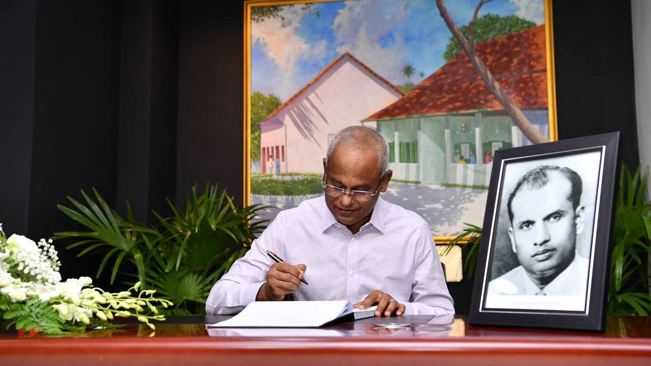 އިބްރާހީމް ރަޝީދުގެ ވަކިވުމަކީ ފޫނުބެއްދޭނެ ވަރުގެ ބޮޑު ގެއްލުމެއް - ރައީސް