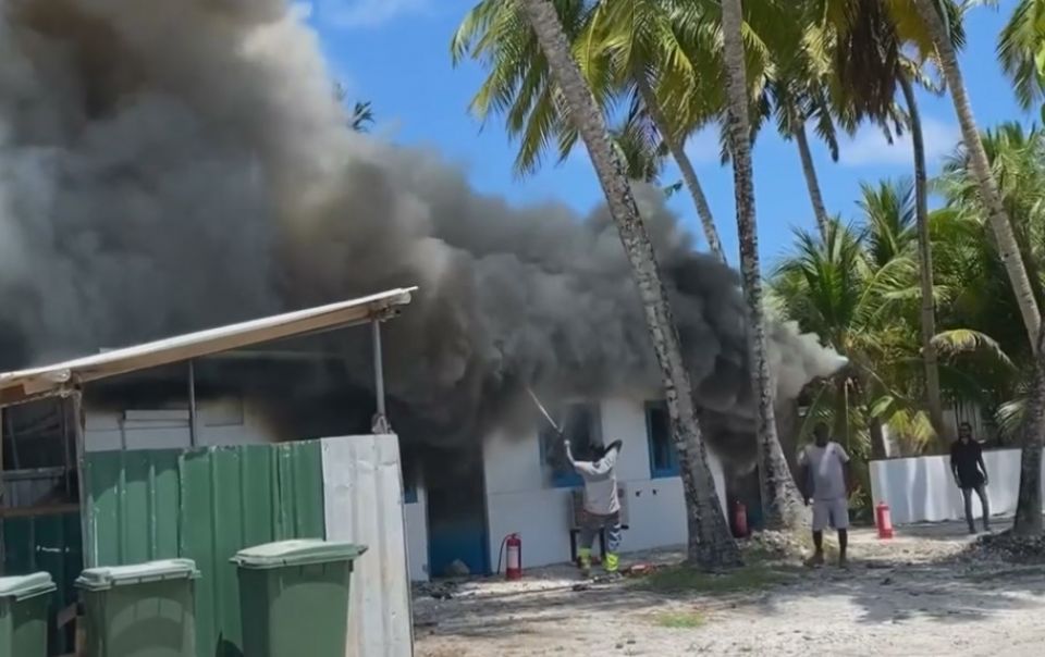 ފުވައްމުލަކުގައި ހުރި ހޯގާޑް އިމާރާތެއްގައި އަލިފާނުގެ ހާދިސާއެއް ހިނގައިފި