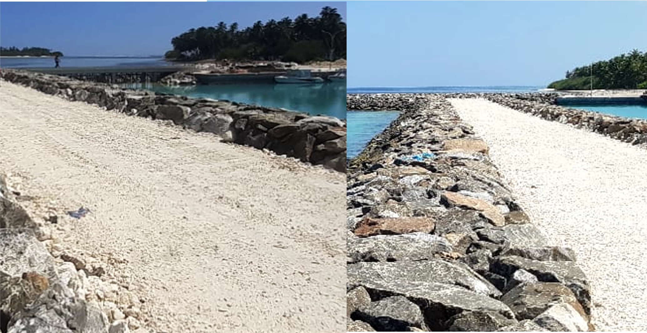 މާބައިދޫގެ ބަނދަރުގެ އައު ނެރު ހެދުމުގެ މަޝްރޫޢު ނިމިއްޖެ؛ ރަށުގެ މަލަމަތިން ނަލަކަން