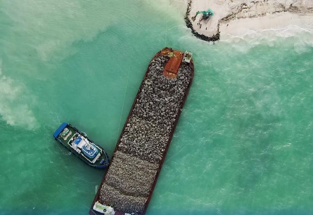 ހުޅުދޫ ބަނދަރު ތަރައްޤީކުރުމުގެ މަޝްރޫޢުގެ ބޮޑުބައެއް ނިމިއްޖެ