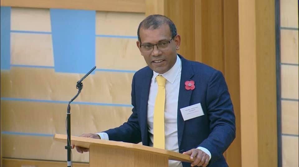 ރައީސް ޔާމީންގެ އިންޑިއާ އައުޓް ޙަރަކާތަށް ރައްޔިތުންގެ ތާޢީދެއް ނެތް - ރައީސް ނަޝީދު