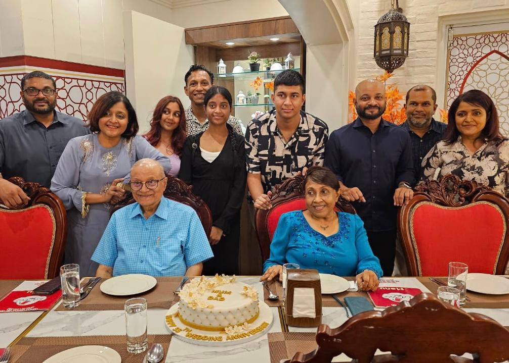 ރައީސް މައުމޫންގެ ދެމަފިރިކަނބަލުންގެ ކައިވެންޏަށް 55 އަަހަރު