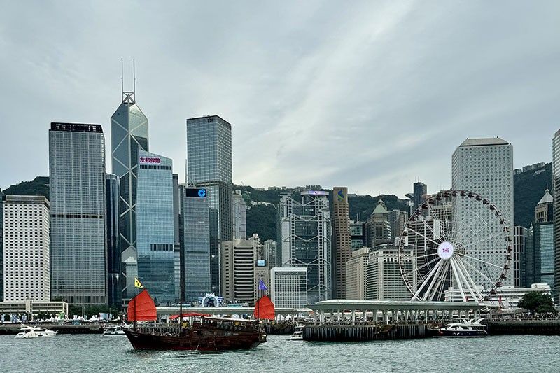 Hong Kong Harbor.