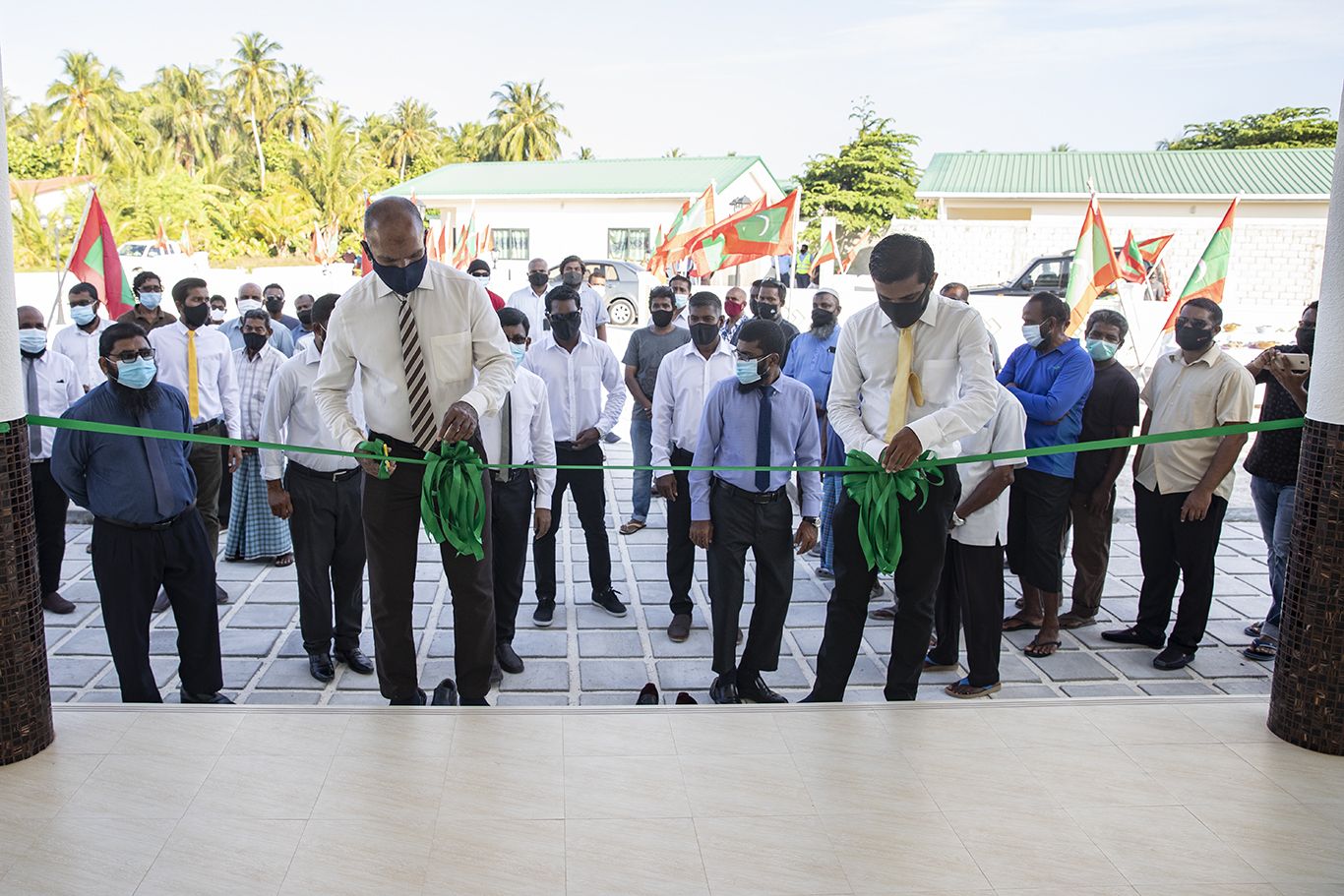 ލ.ފޮނަދޫގައި ސަރުކާރުން ބިިނާކޮށްދެެއްވި މިސްކިތް ހުޅުވައިފި