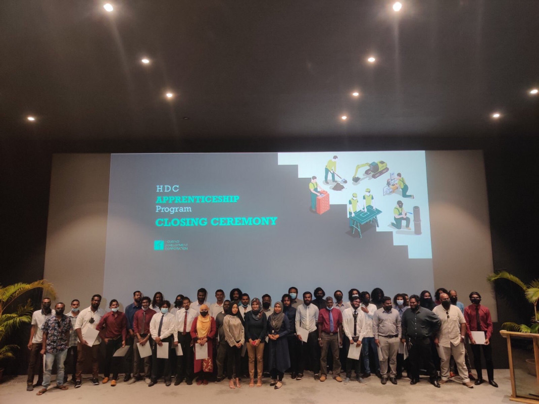 އެޗްޑީސީން ބޭއްވި އެޕްރެންޓިސްޝިޕް ޕްރޮގްރާމް ނިންމާލައިިފި