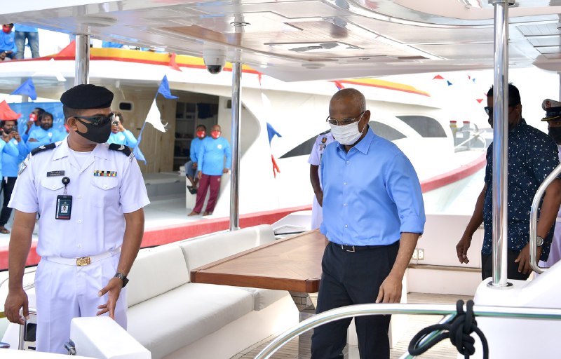 ރައީސުލްޖުމްހޫރިއްޔާ މާލެއަތޮޅު ގާފަރަށް ފުރާވަޑައިގެންފި