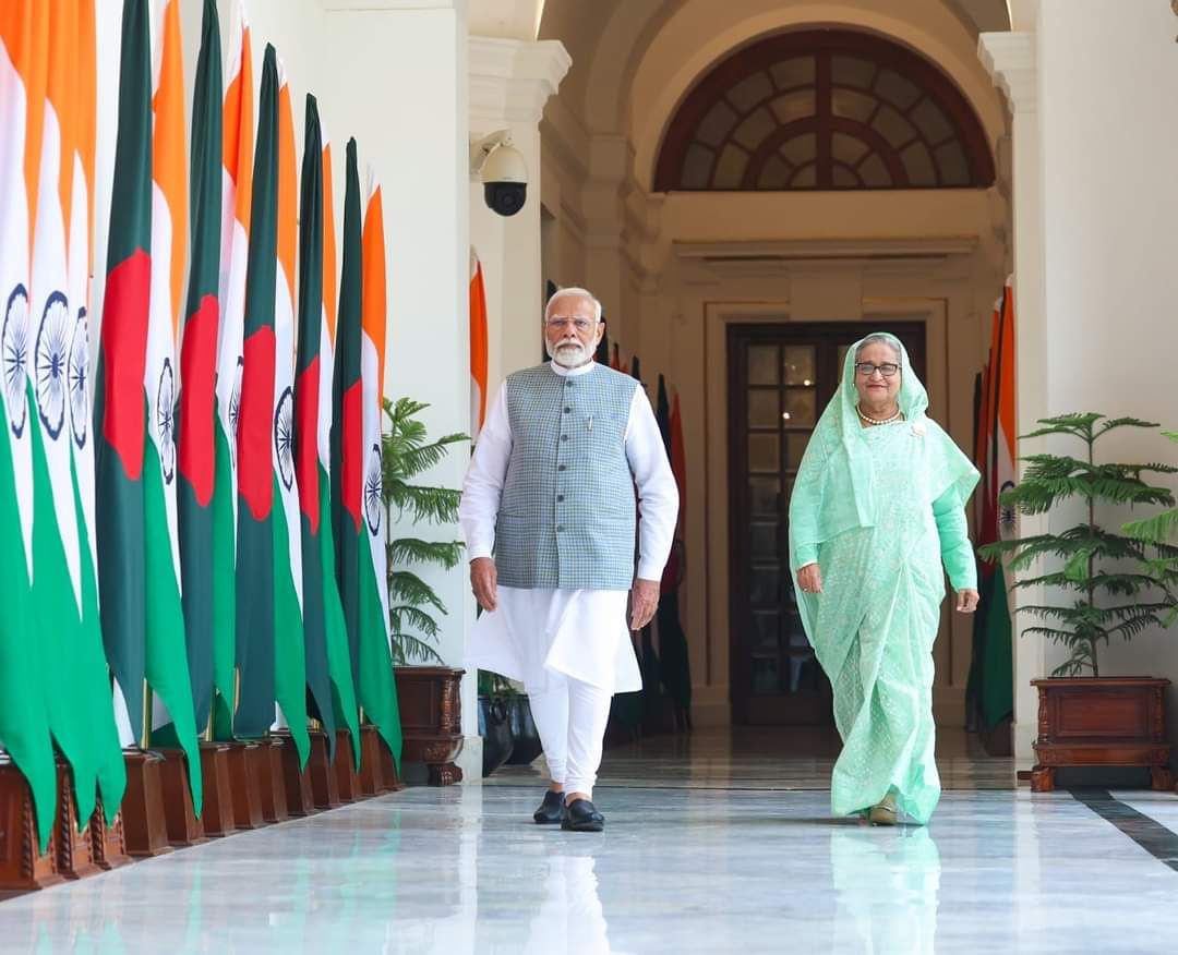 ޝައިހް ހަސީނާ އިންޑިއާގައި؛ ދެގައުމުން 10 އެއްބަސްވުމެއްގައި ސޮއިކޮށްފި