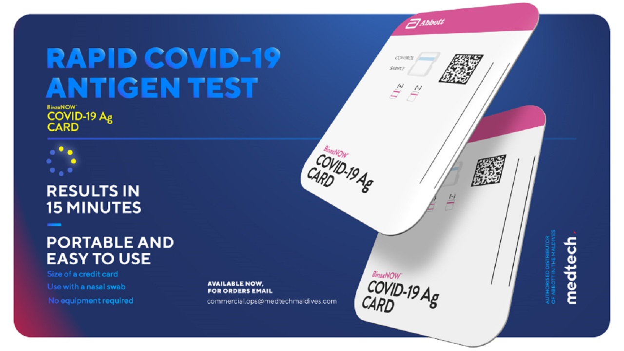 ކޯވިޑް-19: އެންޓިޖެން ޓެސްޓަށް ރާއްޖޭގައި ހުއްދަ ދީ ގައިޑްލައިން އާންމުކޮށްފި