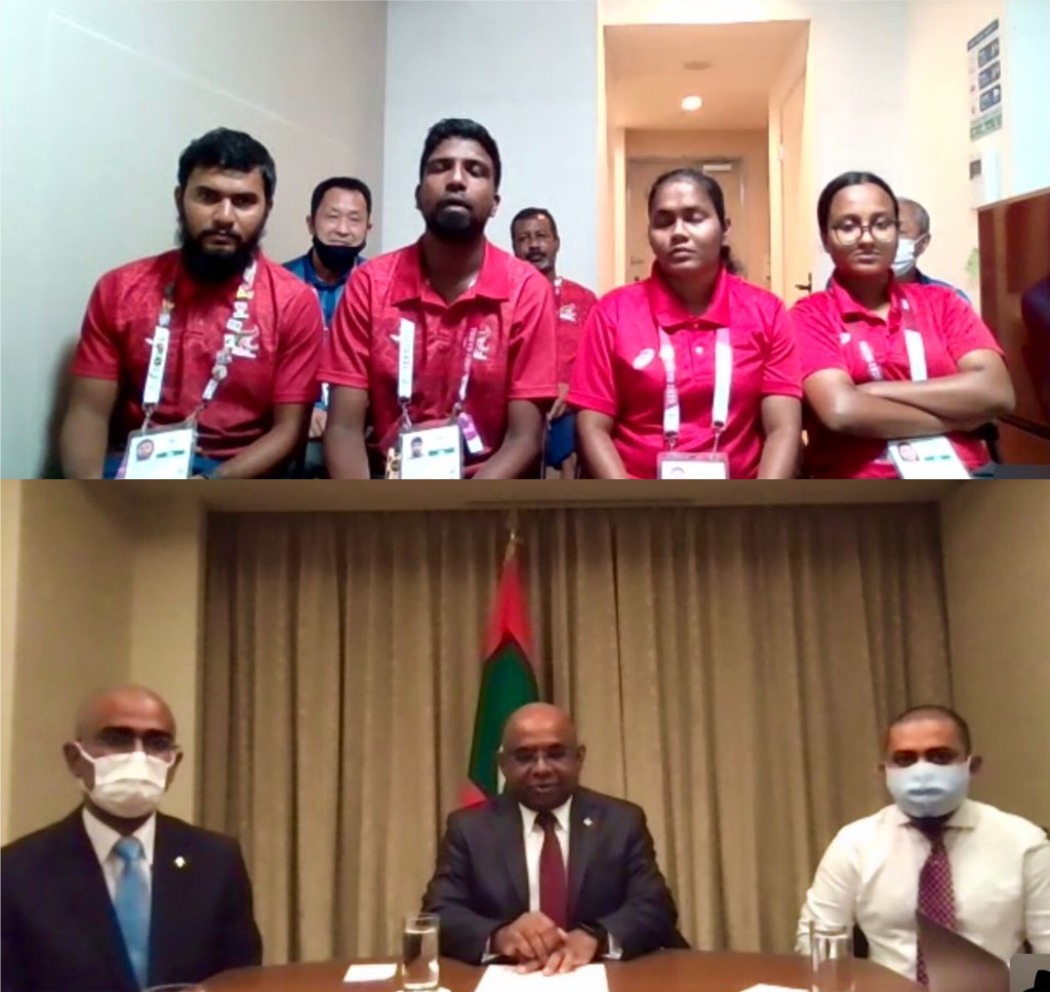 މުޅި ދިވެހި ގައުމު އޮތީ ޕެރަލިމްޕިކްސްގެ ދިވެހި އެތުލީޓުންނާއެކު: މިނިސްޓަރ ޝާހިދު