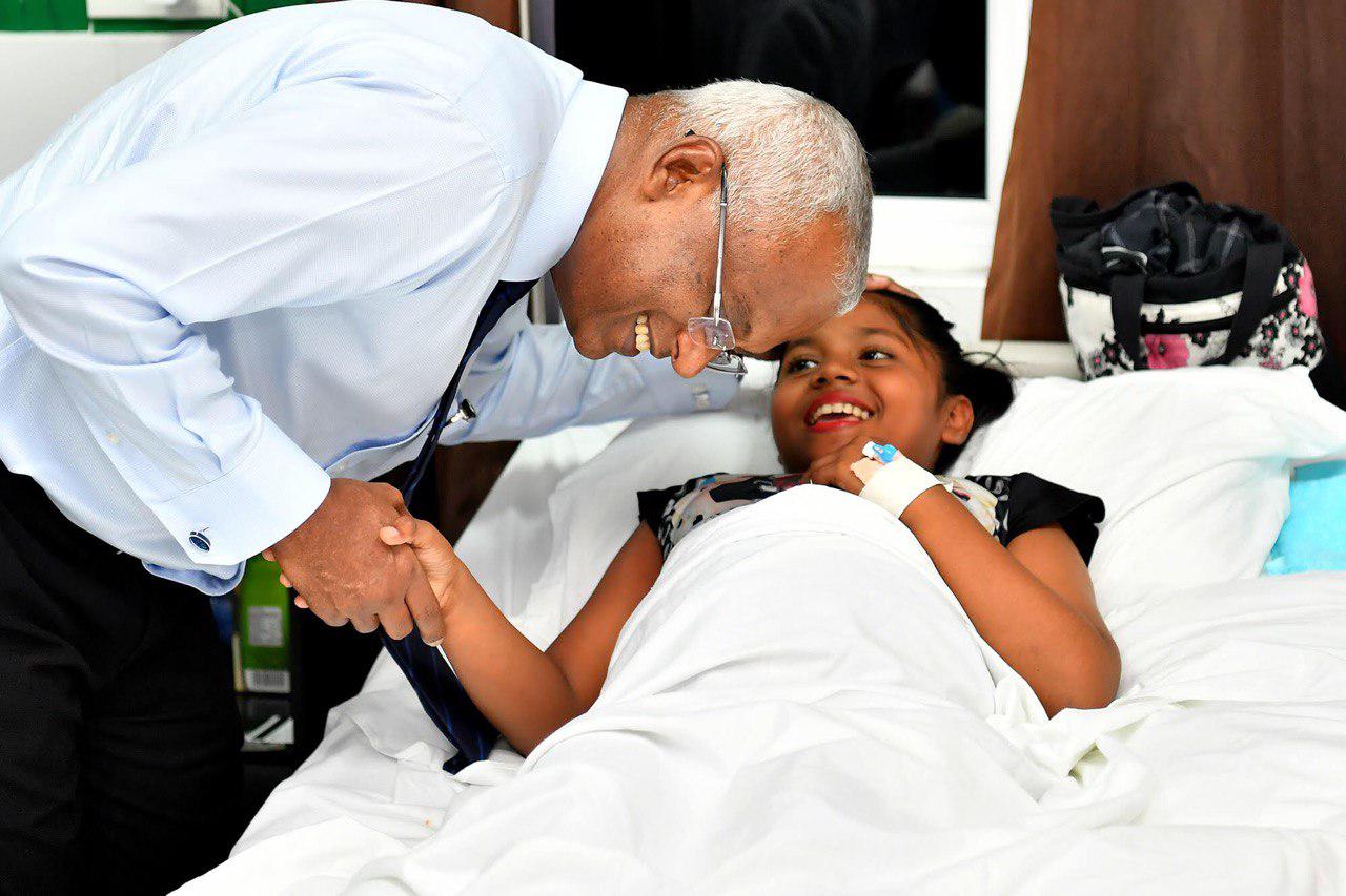 ދިވެހި ނަރުހުންގެ ހިތްވަރަށް ރައީސް ޞާލިޙް ތަޢުރީފް ކުރަށްވައިފި