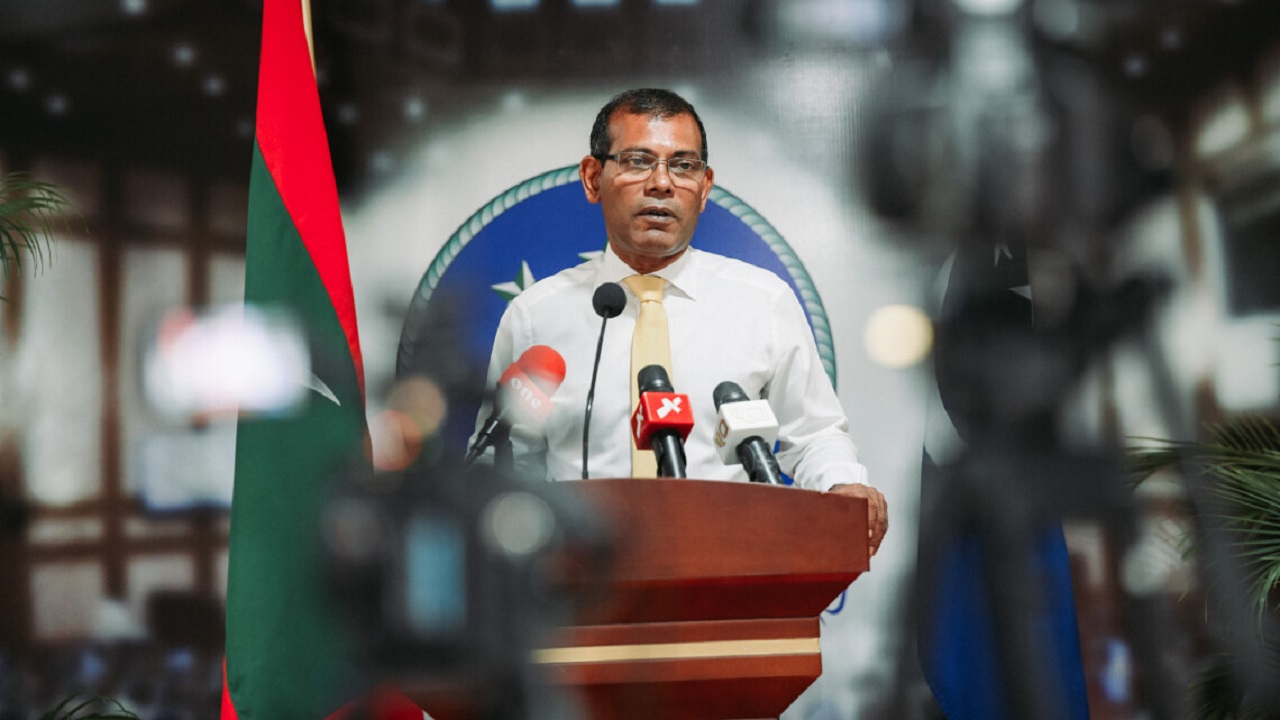 އަނގަބަހުން ޗައިނާއިން ވެފައިވާ ވަޢުދު ފުއްދާނެ ކަމަށް އުންމީދު ކުރަން - ރައީސް ނަޝީދު