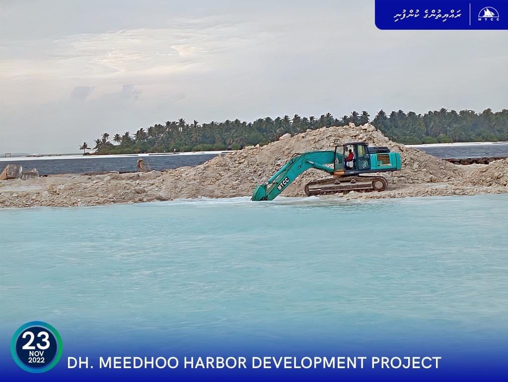 ދ. މީދޫ ބަނދަރު: މަސައްކަތުގެ ބޮޑުބައެއް ނިމިއްޖެ