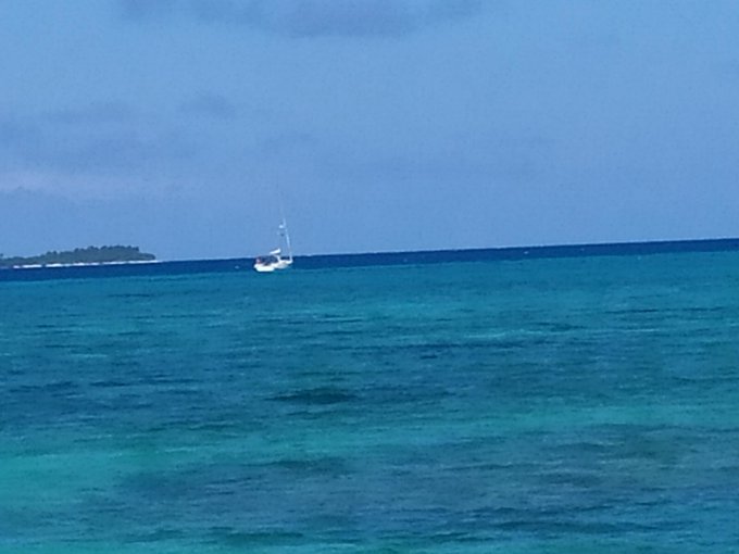 First yachts arrive at Uligamu island post Covid-19 pandemic. Photo: Social Media