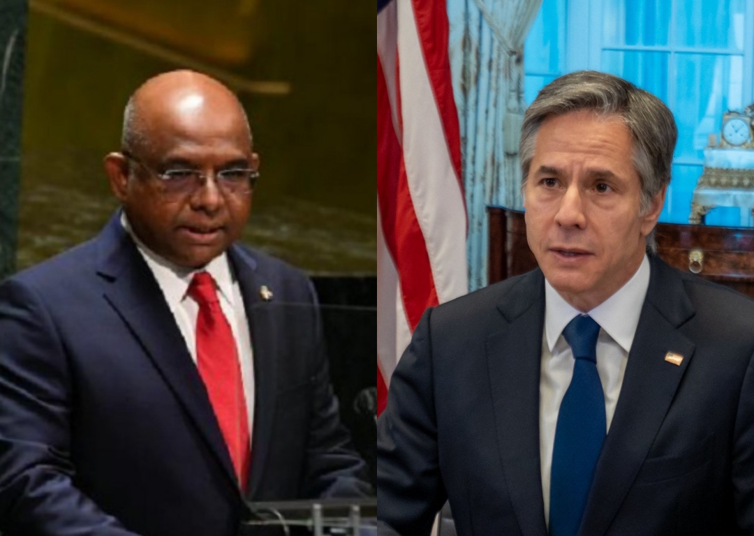 މިނިސްޓަރ ޝާހިދުގެ ޝުކުރު އެމެރިކާގެ ހާރިޖީ ވަޒީރަށް