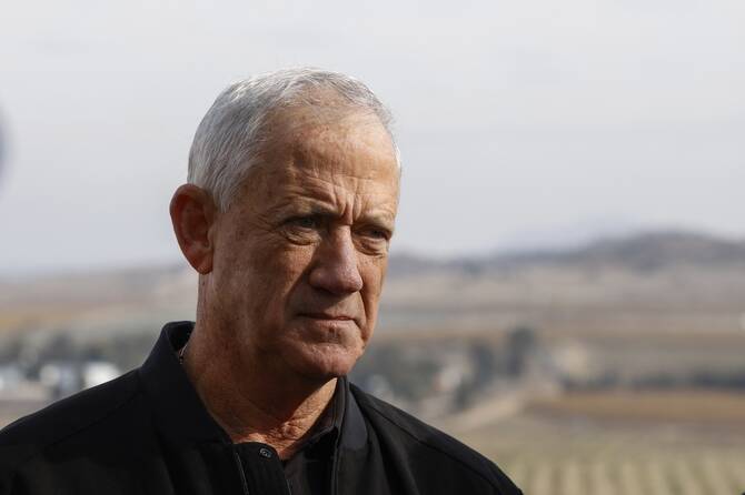 Former Israeli Defense Minister Benny Gantz