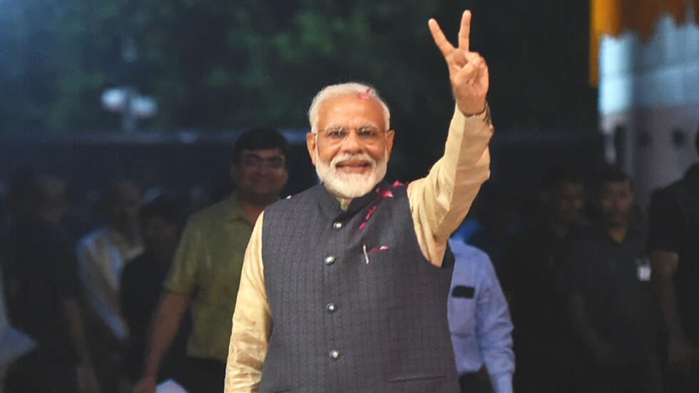 އިންތިޙާބު ކާމިޔާބު ވެއްޖެ ކަމަށް މޯދީ އިއުލާން ކުރައްވައިފި