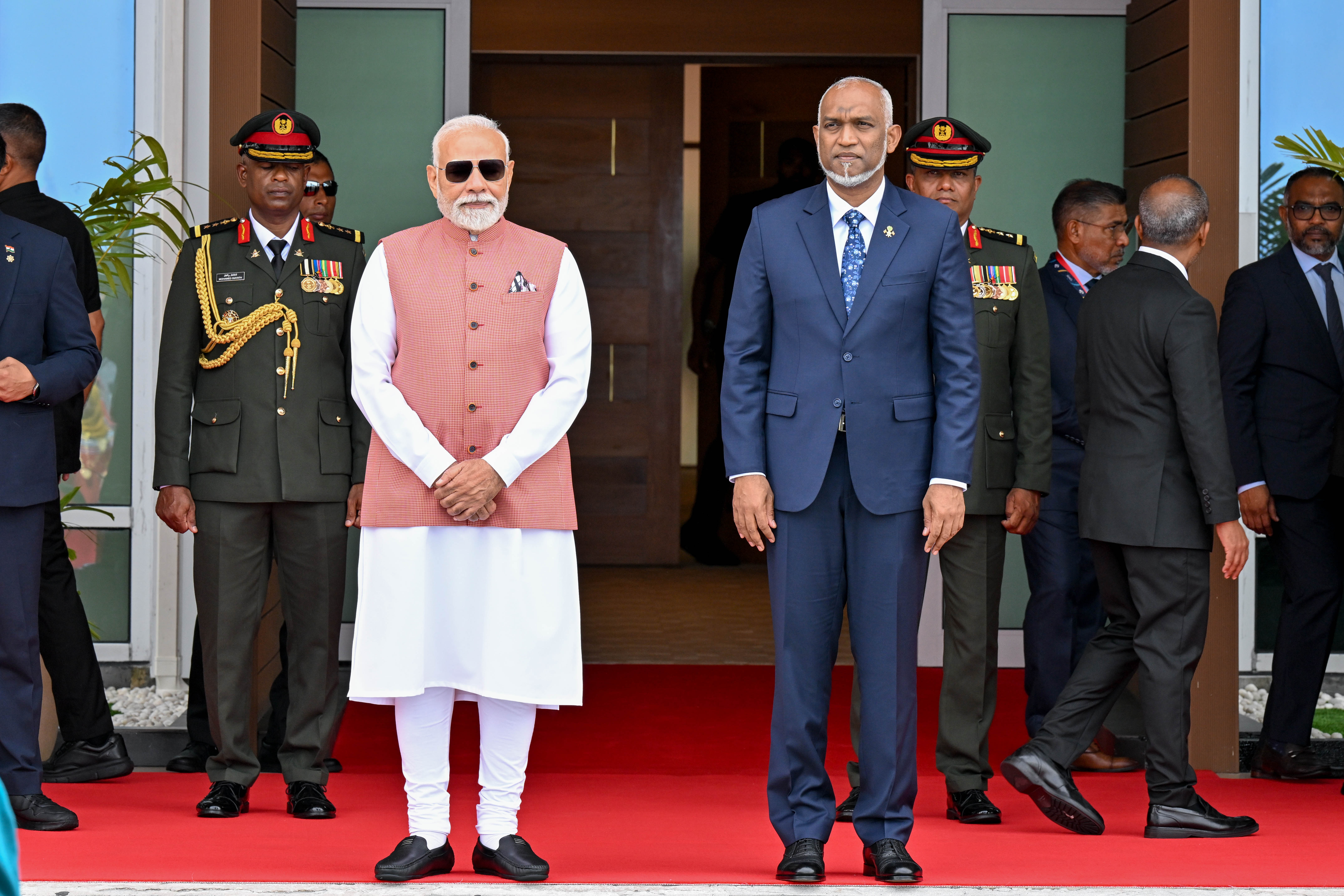 އިންޑިއާއާއި ރާއްޖެ ކުރިއަށްއޮތްތަނުގައި ގުޅިގެން މަސައްކަތްކުރާނެ މަގުޗާޓެއް ކުރެހިގެން ހިނގައްޖެ: ރައީސް