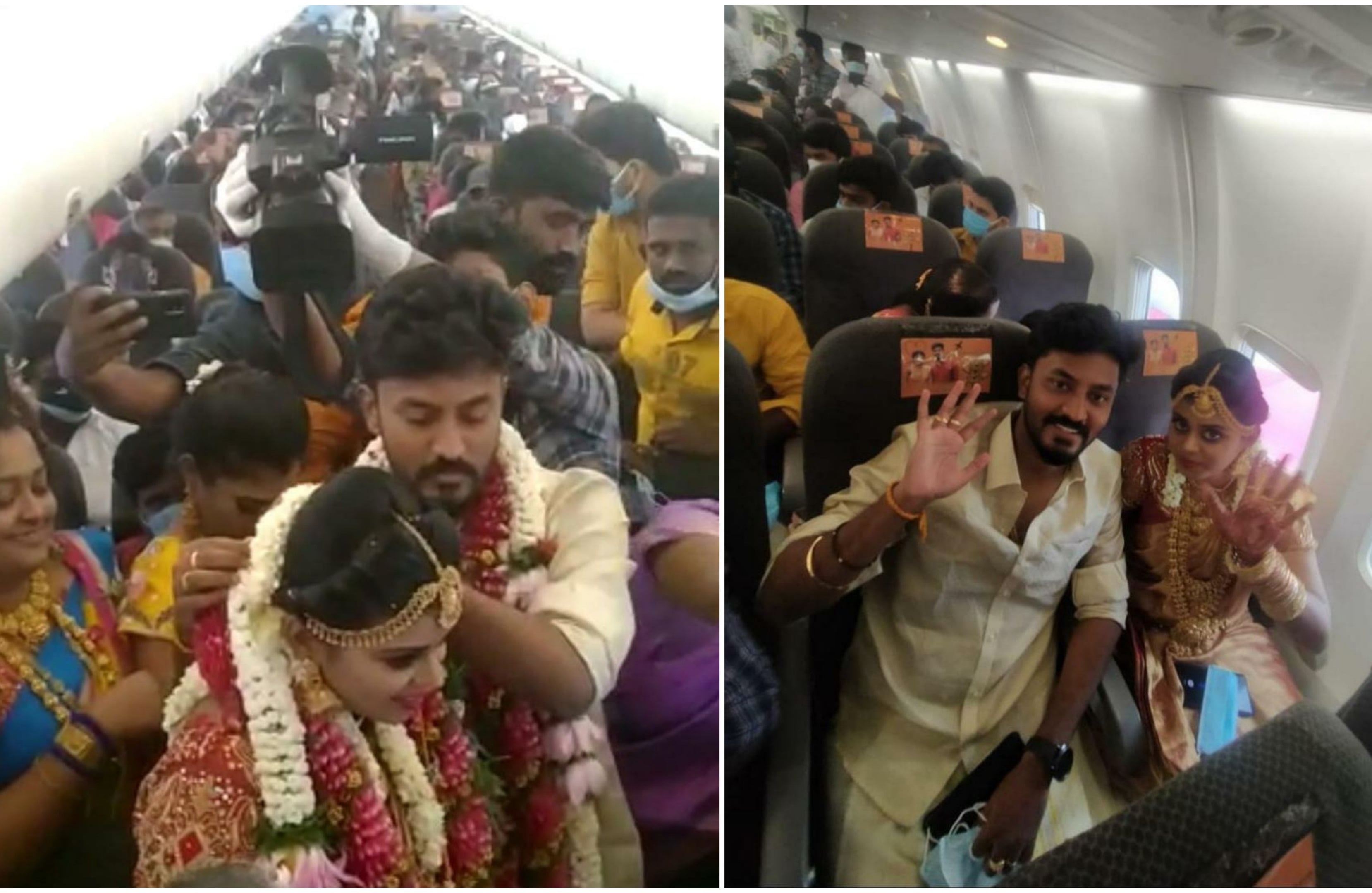 ކޮވިޑުން ސަލާމަތްވެ ކައިވެނި ޕާޓިއެއް ބޭއްވުމަށް އިންޑިއާގައި ފްލައިޓެއް ޗާޓާ ކޮށްފި