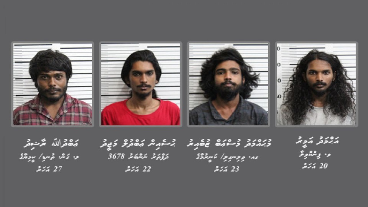 ރޫޓު ފިހާރައިގެ ފައިސާ ފޭރުން: 4 މީހަކަށް ދެ އަހަރާ ހަތަރު މަހުގެ ޖަލު ޙުކުމެއް