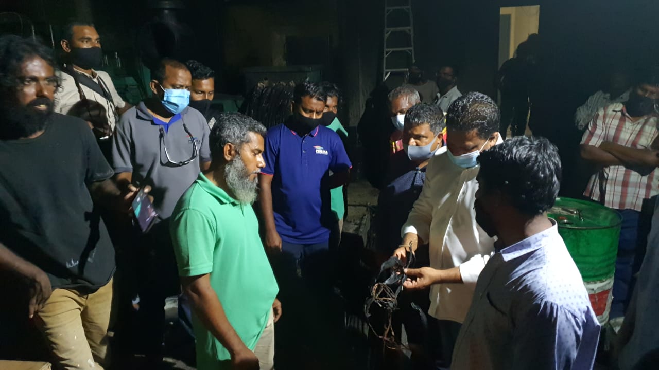 އަލިފާނުގެ ޙާދިސާއަށް ހަގަޑިއިރުނުވޭ؛ ފެނަކައިގެ އެމްޑީ ވޭމަންޑޫގައި