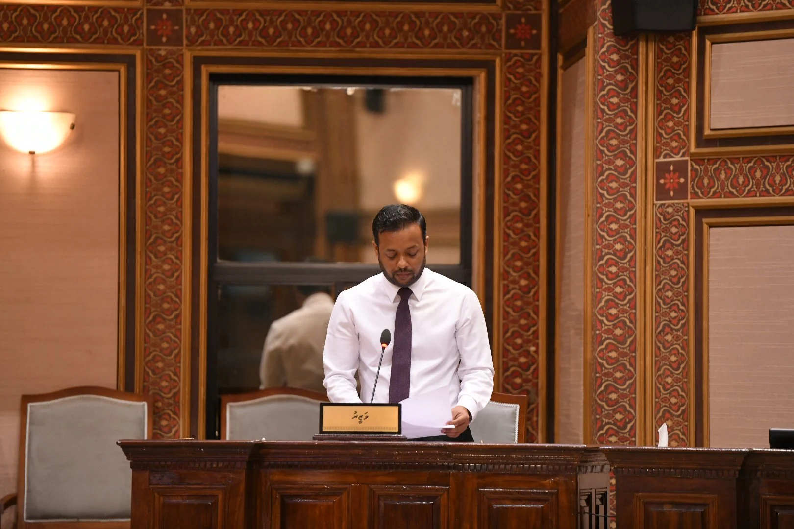 Minister of Construction, Housing and Infrastructure Dr. Abdulla Muththalib