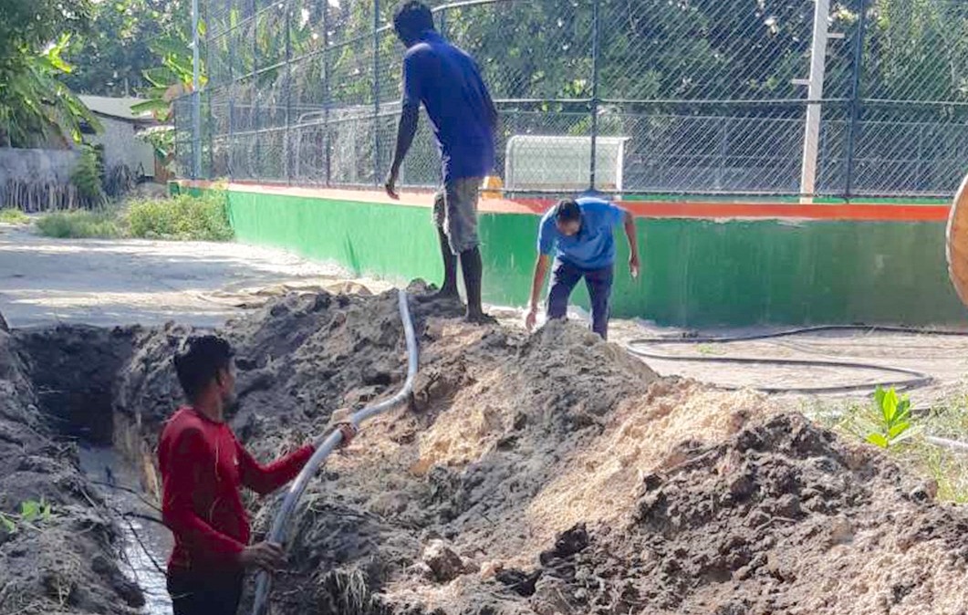 ހަންޏާމީދޫ ކަރަންޓު ނެޓްވޯކް: ކޭބަލް ވަޅުލުމުގެ މަސައްކަތް ނިމެނީ