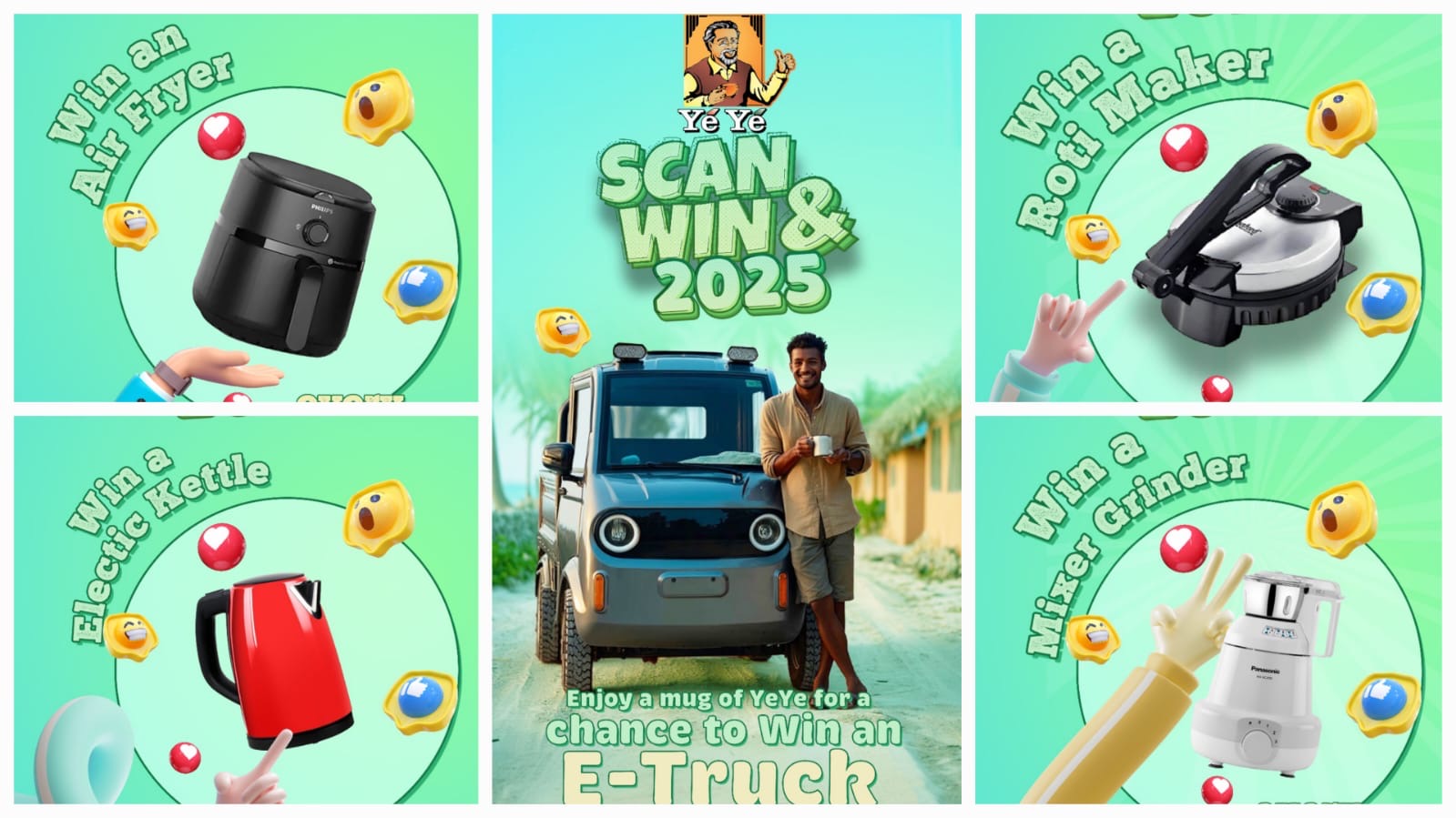 ޔޭޔޭ ޕްރޮމޯޝަން ނިމުމަކާ ގާތަށް؛ އީ-ޕިކަޕްގެ ނަސީބުވެރިން އަންނަ މަހު ހޮވަނީ