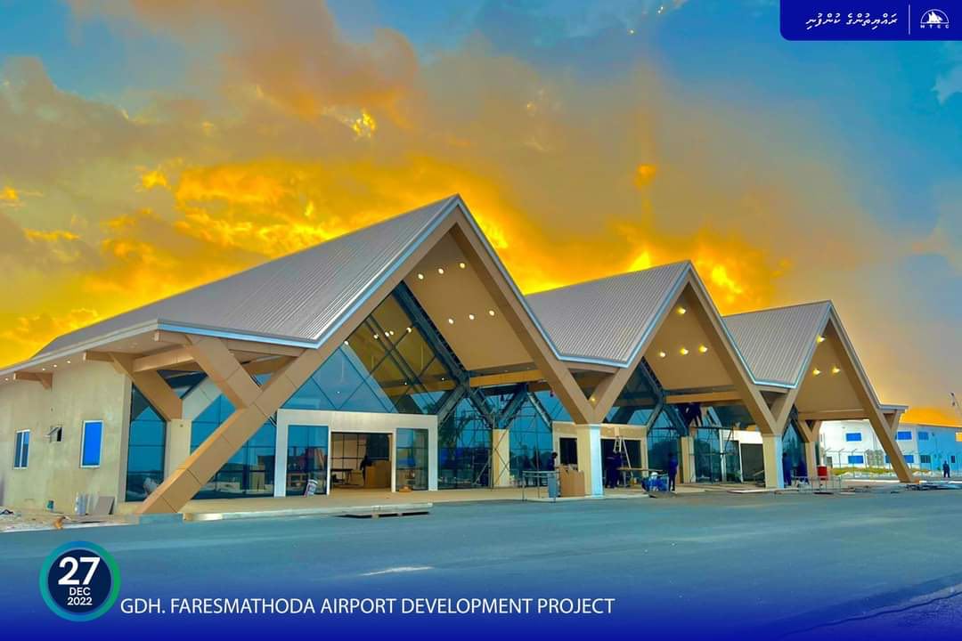 ފަރެސް މާތޮޑާ އެއަރޕޯޓް: މަސައްކަތުގެ 85 އިންސައްތަ ނިމިއްޖެ