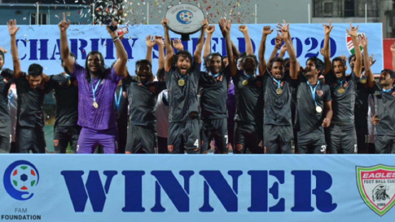 ރާއްޖޭގެ ފުޓުބޯޅަ ސީޒަން ފަށައިފި؛ ޗެރިޓީ މެޗުން މޮޅުވީ އީގަލްސް