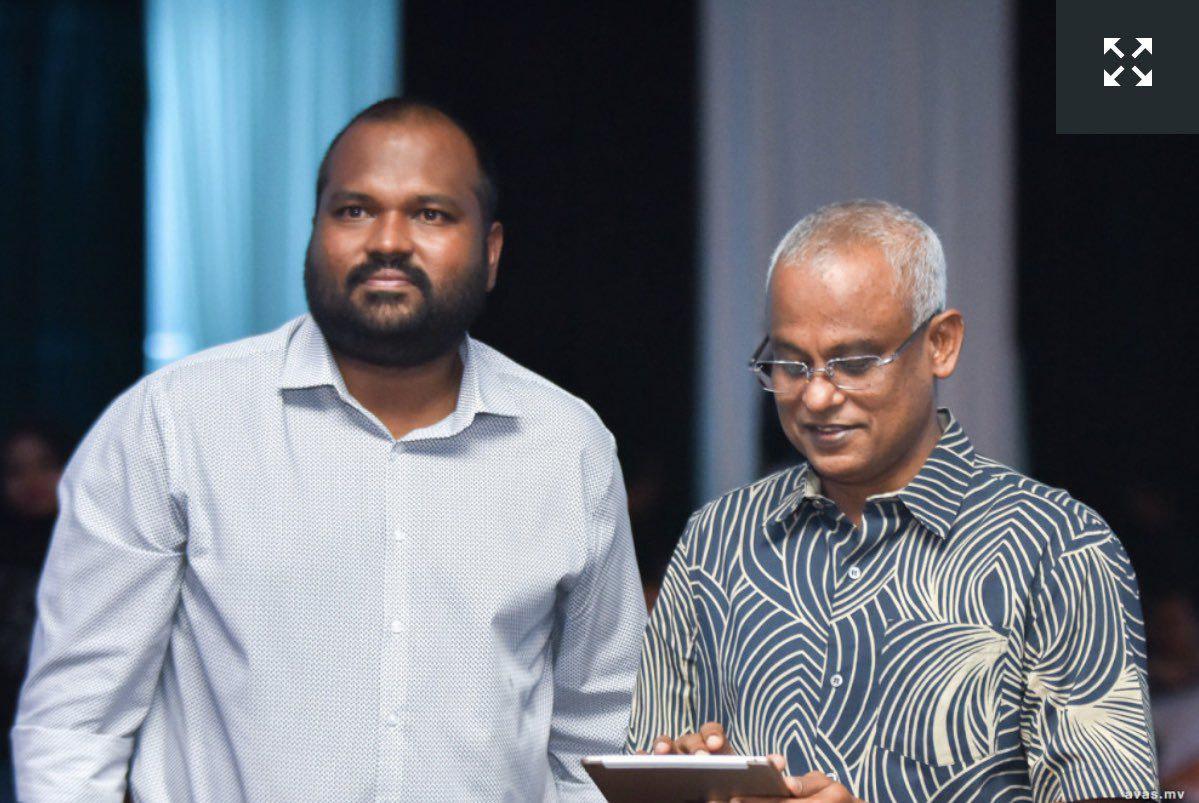 ކުރީގެ ޓޫރިޒަމް މިނިސްޓަރ އަލީ ވަހީދާއި ރައީސް އިބްރާހީމް މުޙައްމަދު ޞާލިޙް