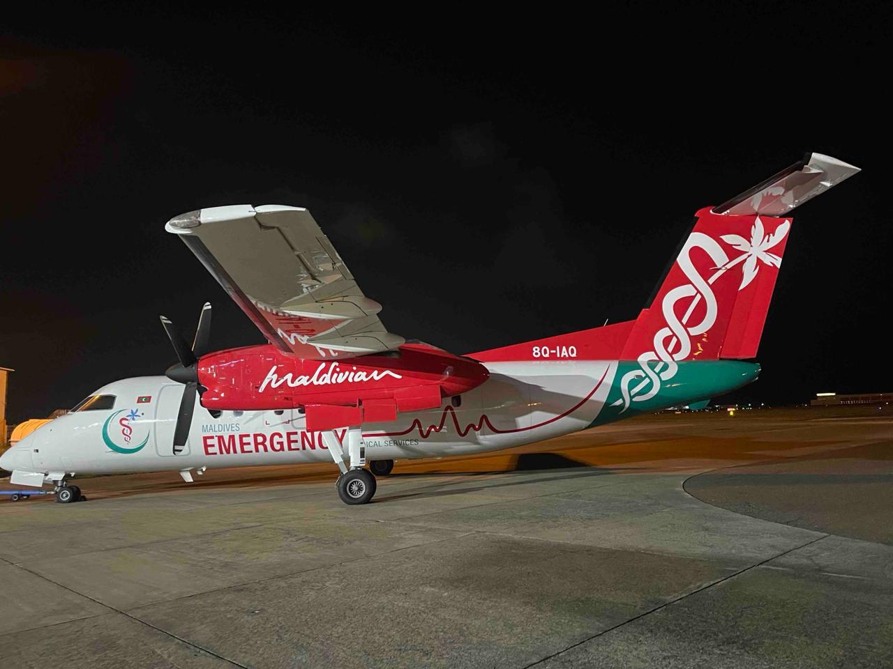 އެއަރ އެމްބިއުލާންސްގެ ހިދުމަތްދޭ ރީތި އުޅަނދު ދައްކާލައިފި