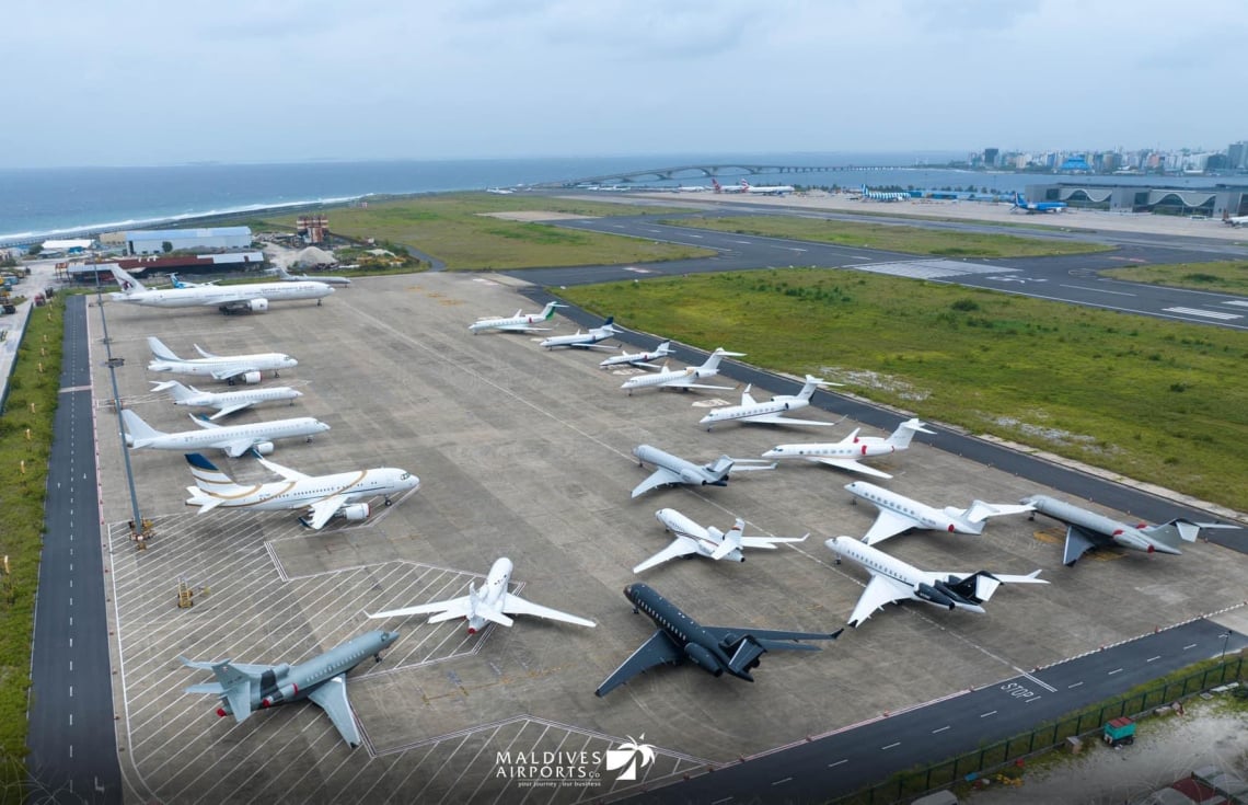 އާ އަހަރާއި ދިމާކޮށް ރާއްޖެއަށް އައި ޖެޓްތަކުގެ އަދަދު އިތުރުވެއްޖެ