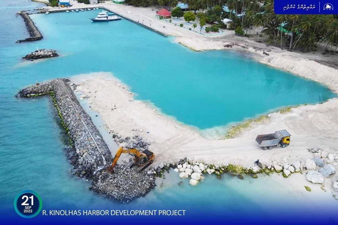 ކިނޮޅަސް ބަނދަރު: މަސައްކަތުގެ 60 އިންސައްތަ ނިމިއްޖެ